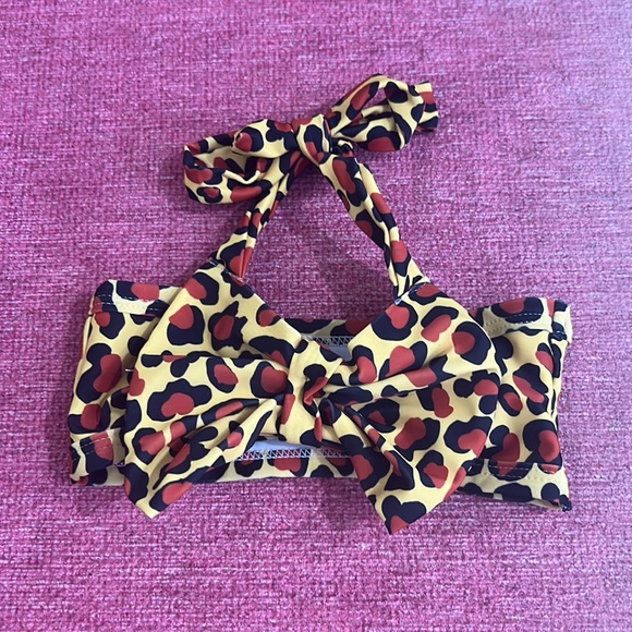 NWOT Baby Leopard Bikini Size 12-18m - Picture 2 of 5